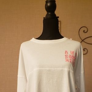 Xersion Long Sleeve Plus Size Casual Graphic Top